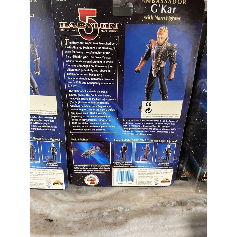 Lot of 7 Sealed Babylon 5 1997 Exclusive Premiere Action Figures- New In Box! - Picture 9 of 10